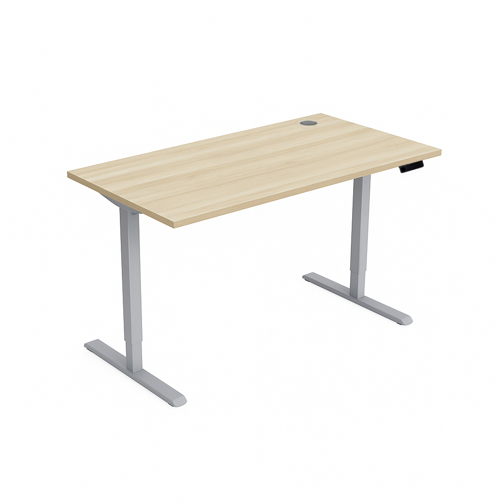 Стіл з електричним регулюванням висоти, одномоторний, з однією заглушкою, АЛМАНТ, 1400х700х718-1178 мм.